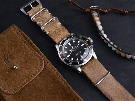 rolex nato band leather|rolex on nato strap.